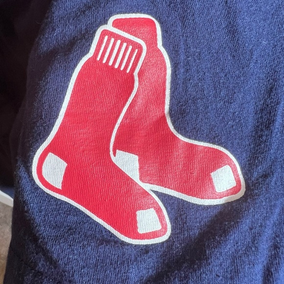 Pink Victoria's Secret Boston Red Baseball Tee, Large - Picture 4 of 5